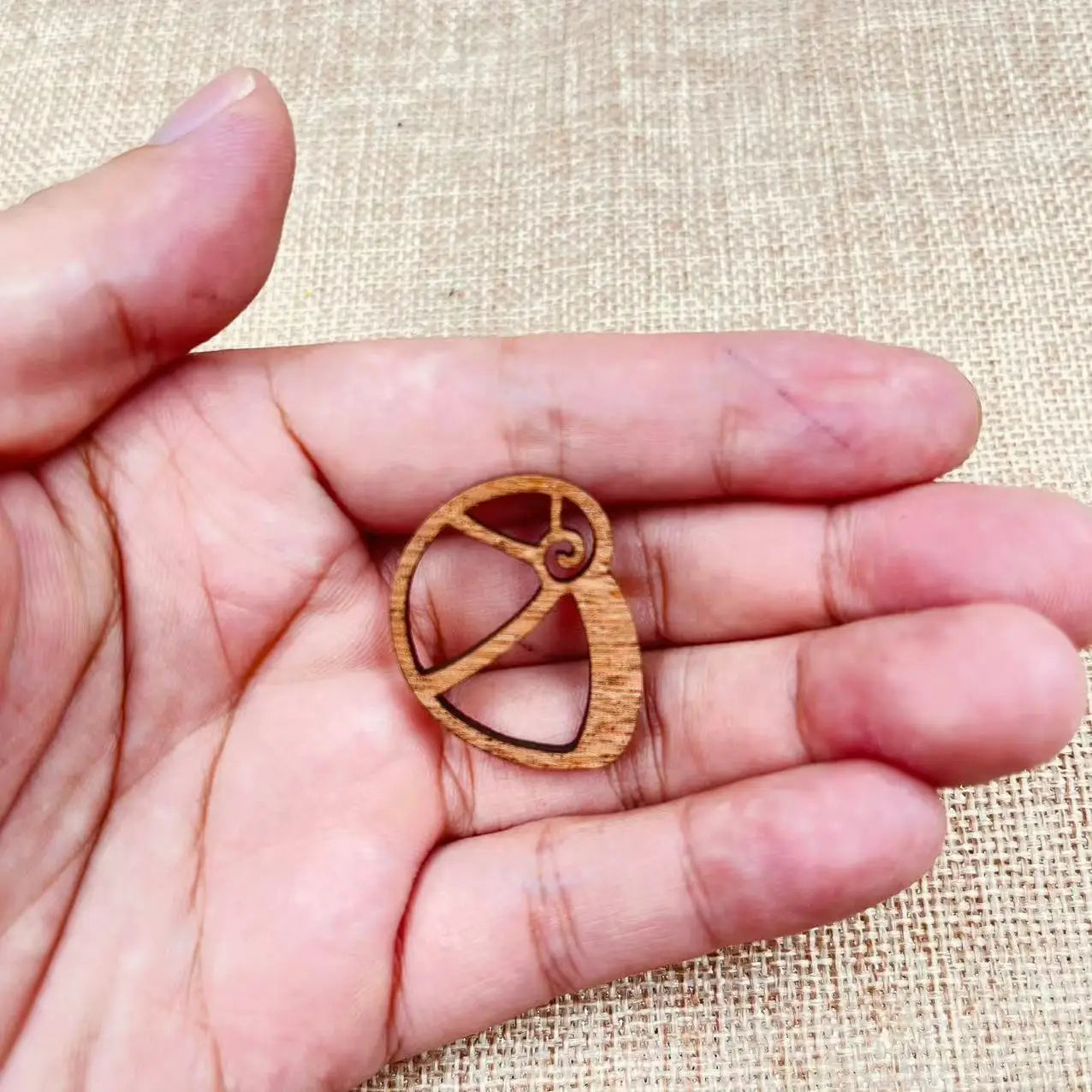 6pcs Unfinished Wooden Ocean Beach Seashell Charms Shell Earring Pendants For Jewelry Making DIY Handmade Crafte
