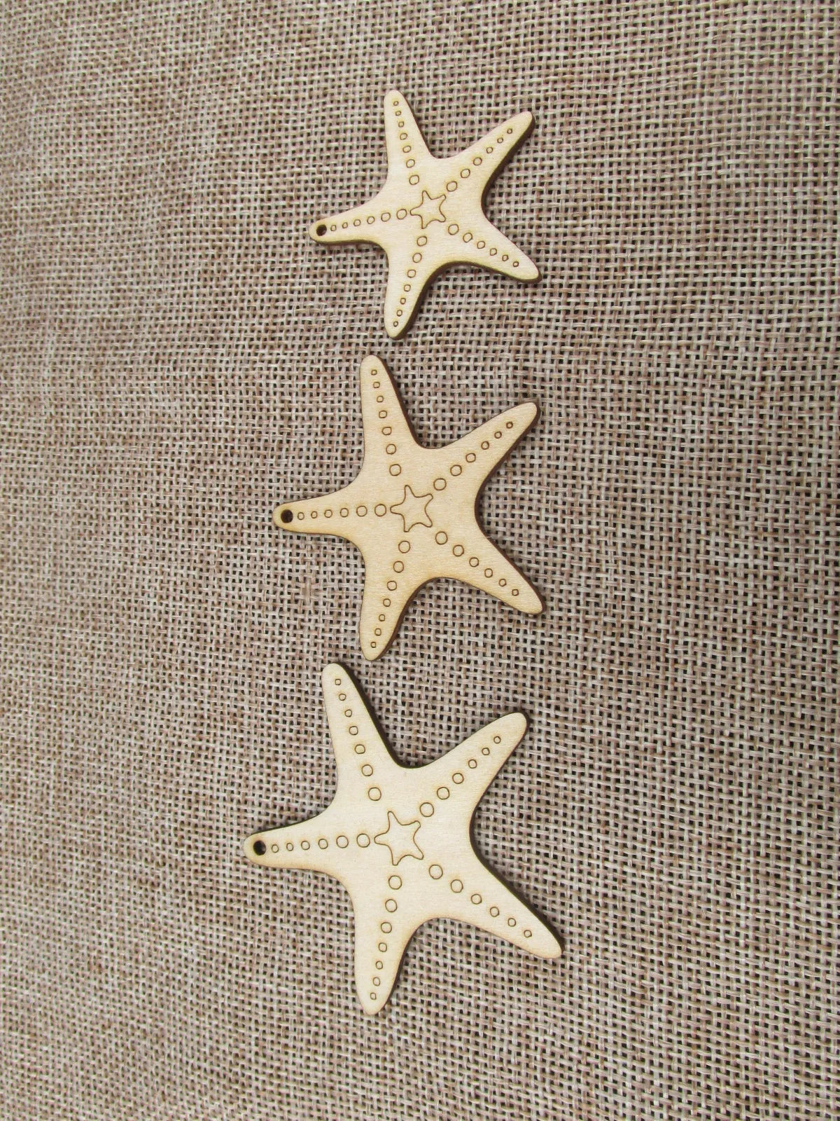 Unfinished Wooden Earrings Pendants Blank Ocean Animal Starfish Cutout Jewelry Making DIY Ear ring Findings