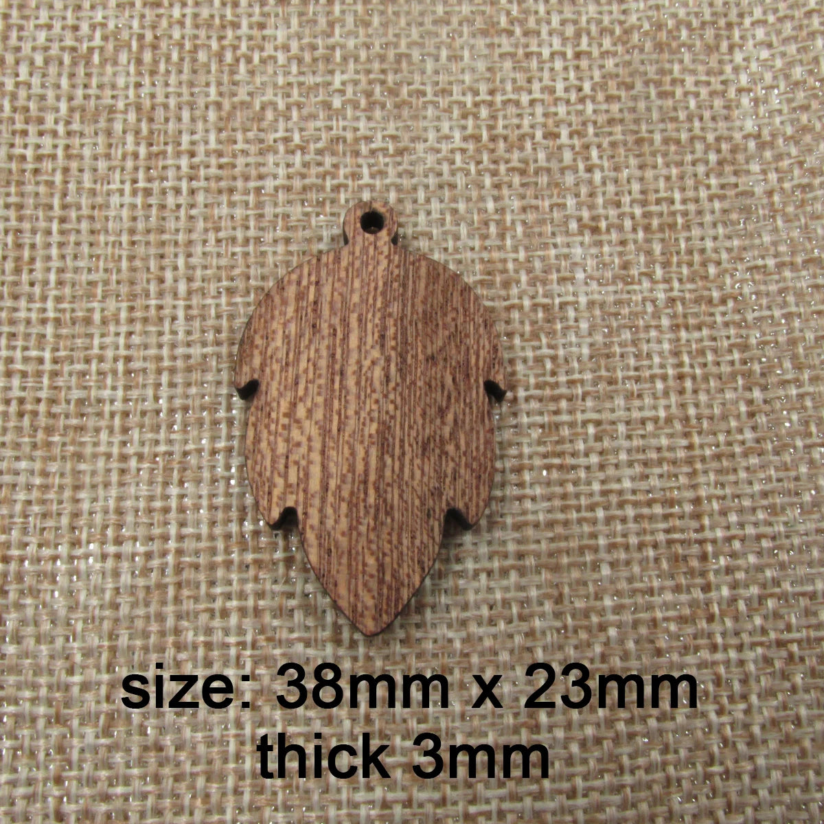 6pcs Unfinished Wood Leaf Charms Earring Wooden Feather Pendants For Jewelry Making DIY Handmade Craft