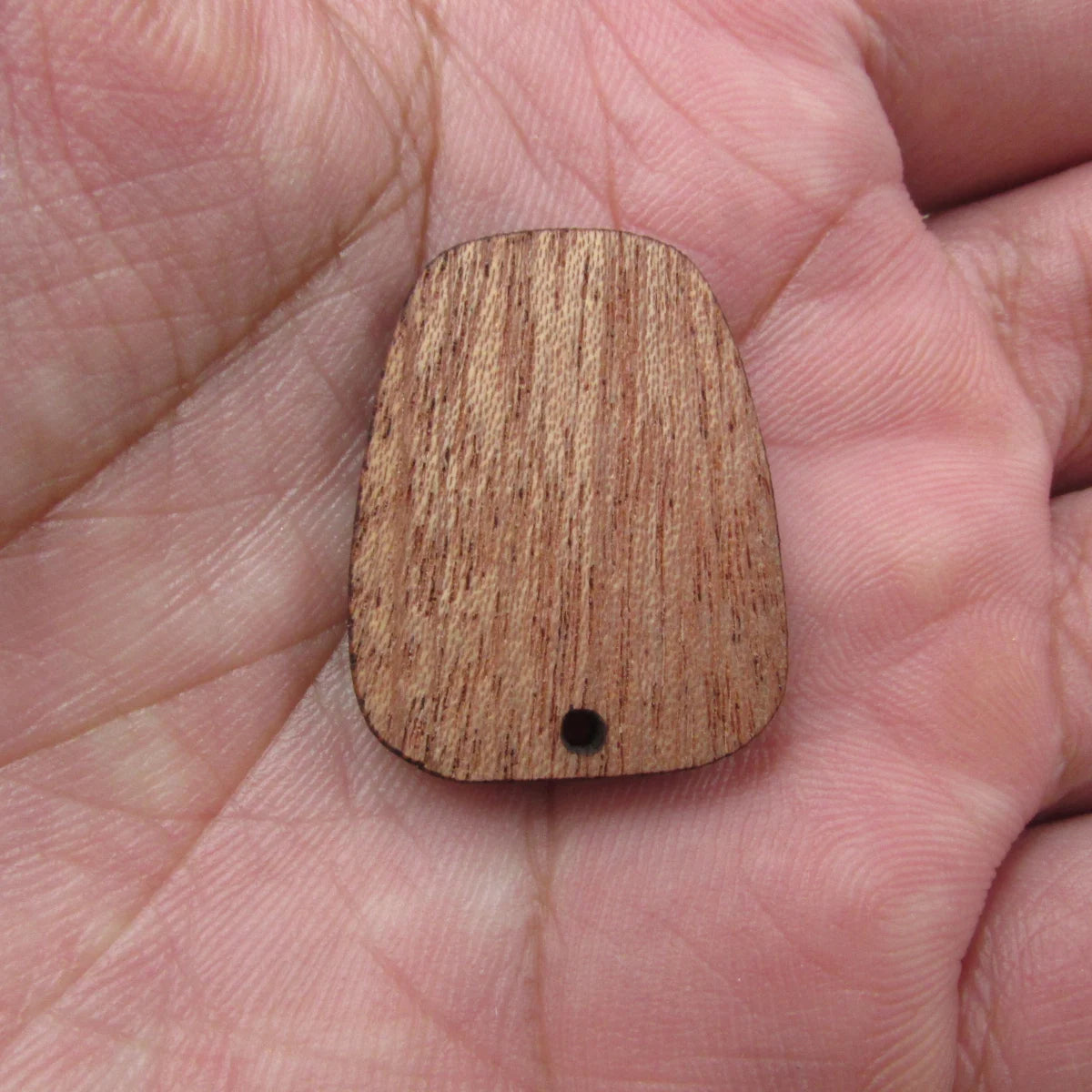 6 Pcs Unfinished Blank Wooden Trapezoid Wood Shape Cutout Necklace Earring Pendant Connector For  DIY Making Jewelry