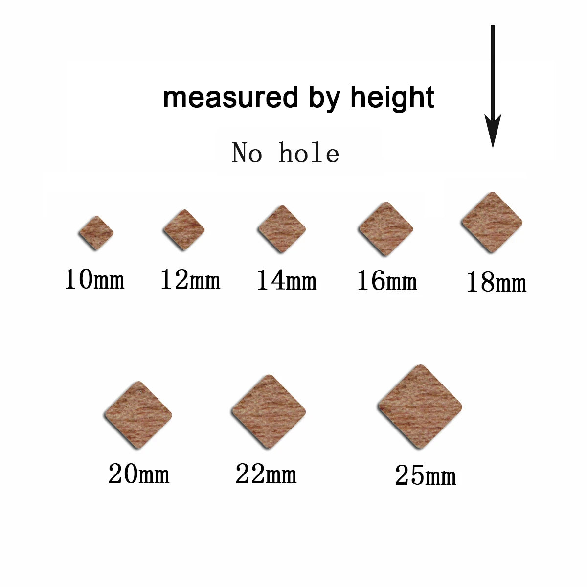 6pcs Unfinished Blank Wooden Geometric Diamond Shape No Hole Earring Connector Pendant for Women Female Jewelry Making