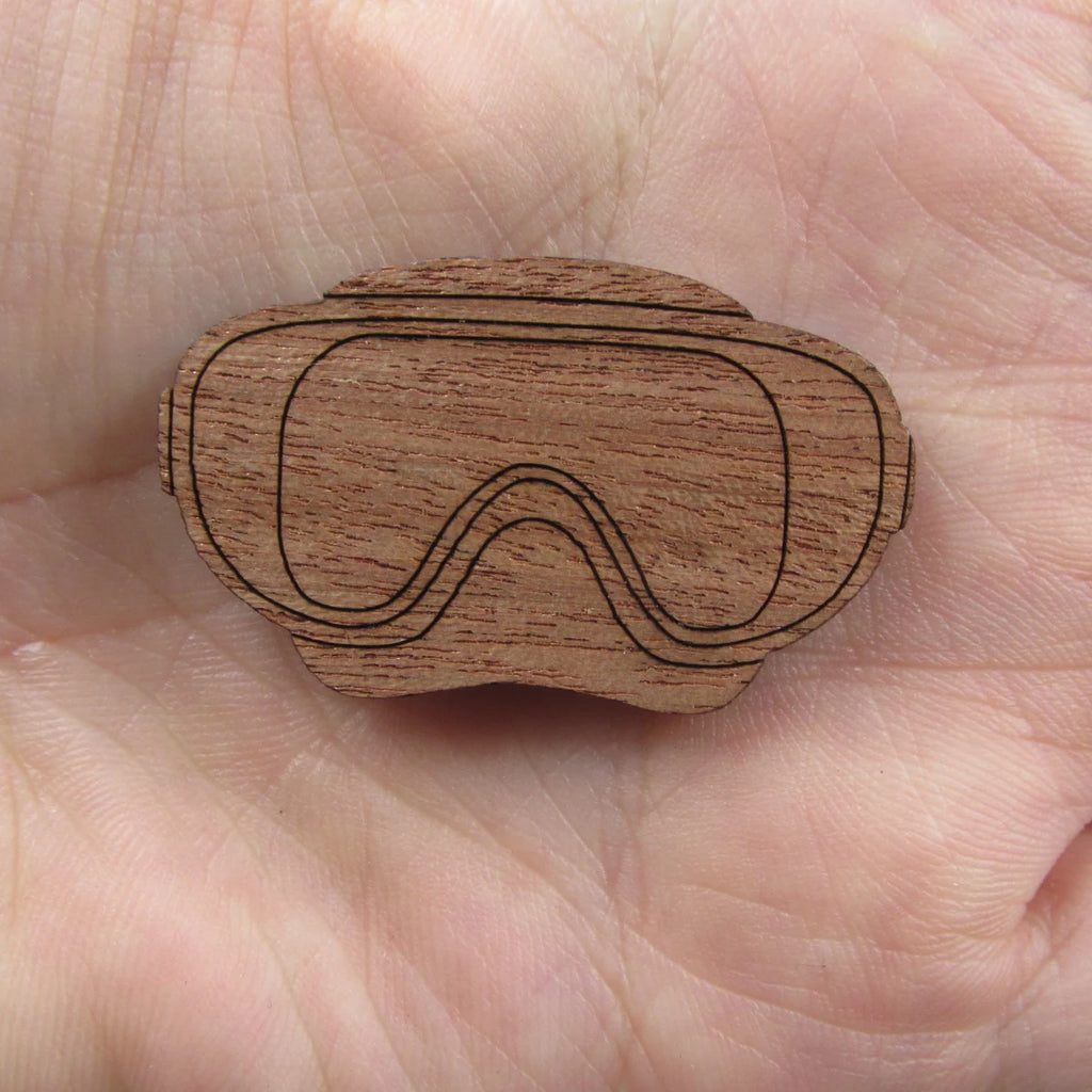 3 Pair Unfinished Ocean Beach Wooden Glasses Shape Cutout For Brooches Pin Magnet Pendant Charms Diy Making