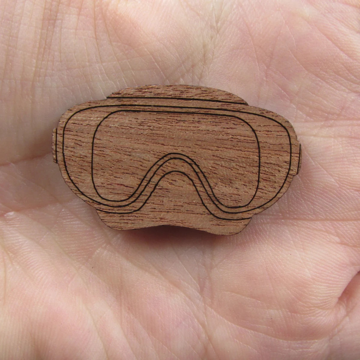 3 Pair Unfinished Ocean Beach Wooden Glasses Shape Cutout For Brooches Pin Magnet Pendant Charms Diy Making