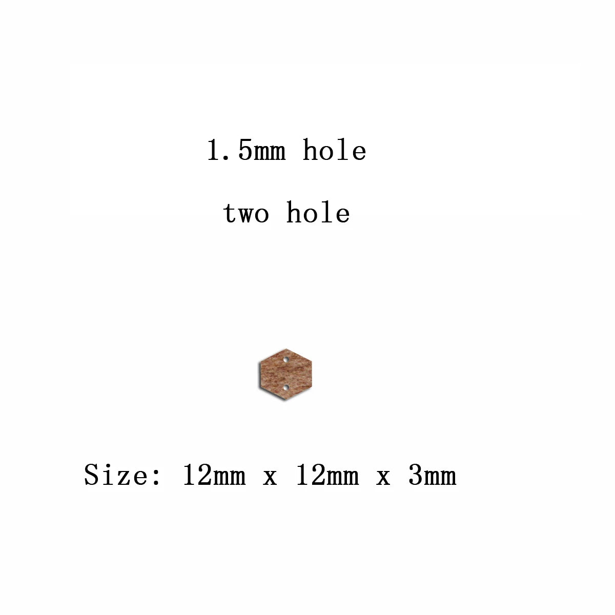 6pcs Unfinished Blank Wooden Geometric Hexagon Earring Connector Pendant for Jewelry Making DIY Crafting