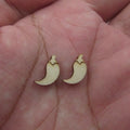 5 Pair Unfinished Blank Wooden Food Fruits Lemon Wedge Cabochon Banana Post Chili Pepper Carrot Wood Earrings Stud