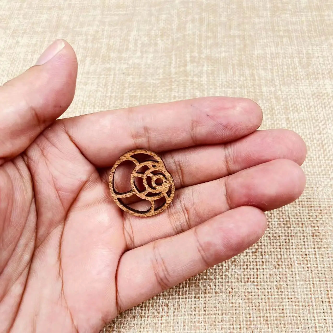 6pcs Unfinished Wooden Ocean Beach Seashell Charms Shell Earring Pendants For Jewelry Making DIY Handmade Crafte