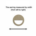 10pcs Unfinished Wood Blanks Geometry Circle Hoop Shape Macrame Earring Part Findings Wholesale For DIY Jewelry Making