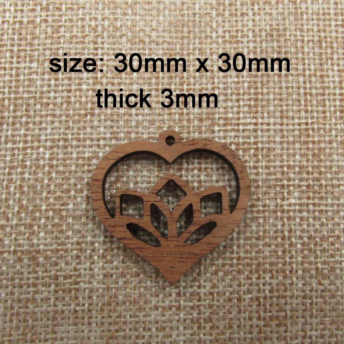 6pcs Unfinished Wood Lotus Flower Charms Earring Pendants For Jewelry Making DIY Handmade Craft
