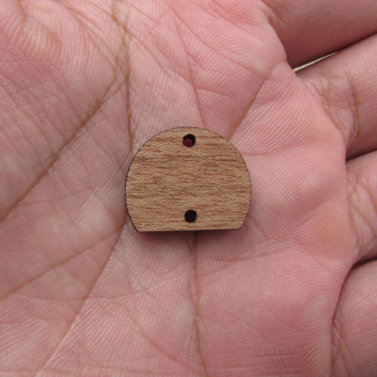 6pcs Unfinished Blank Wooden Half Circle Large Semicircle Wood Shape Cutout Connector For  DIY Necklace Earring Making Jewelry