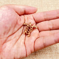 6pcs Unfinished Wooden Ocean Beach Sea Turtle Tortoise Charms Earring Pendants For Jewelry Making DIY Handmade Crafte