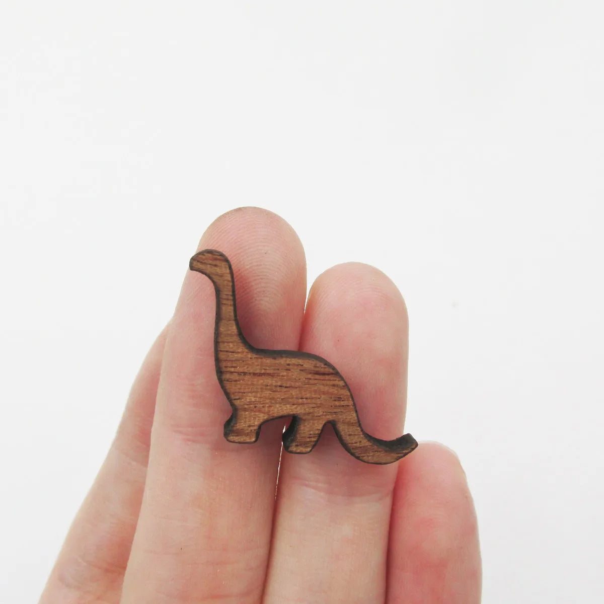 Laser Cut Animal Dino owl Bear Koala DIY Wooden Earring Charms Wood Cabochon Jewelry Earring Supplies