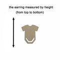 10pcs Unfinished Wood Blanks Body Shirt Cutout Shape Macrame Earring Part Findings Pendant Charm For DIY Jewelry Making