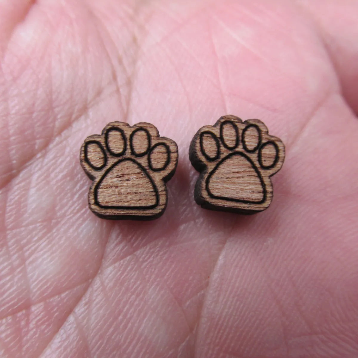 Laser Cut Unfinished Animal Wooden Cat Cabochon Charms For DIY Craft  Earring Stud  Jewerly Accessory