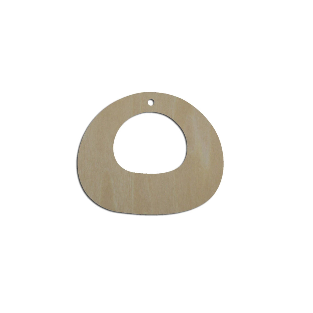 10pcs Laser Cut Unfinished Blank Wood Stone Cutout Shape Earring Pendant Jewelry Charm Finding