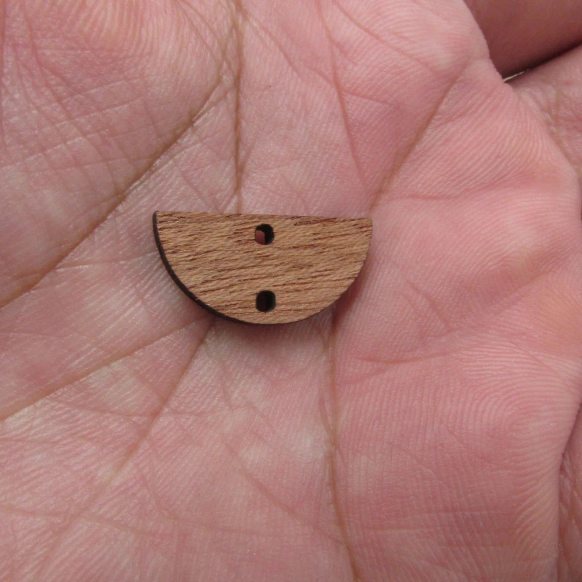 6pcs Unfinished Blank Wooden Half Circle Doroid Wood Shape Cutout Connector For  DIY Necklace Earring Making Jewelry