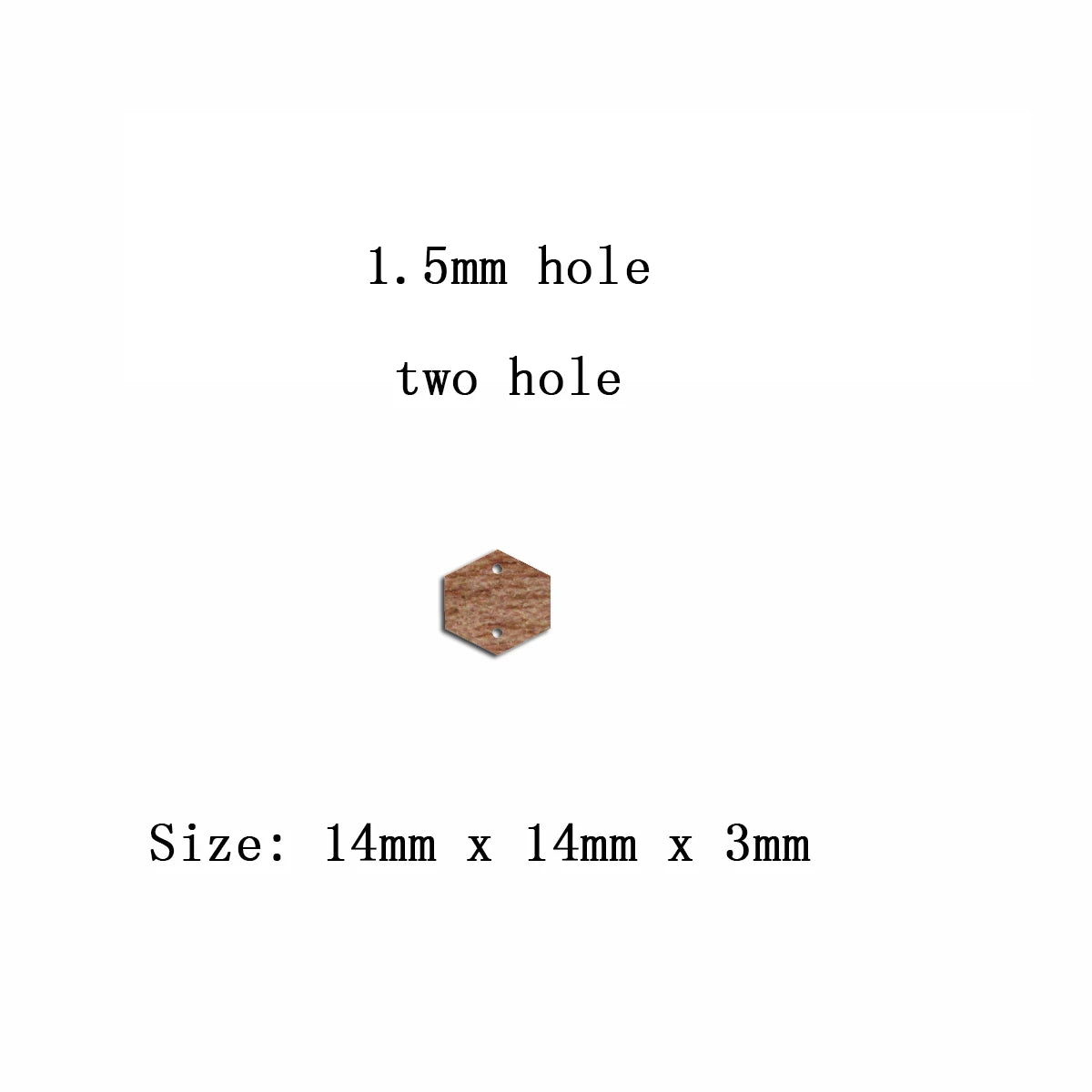 6pcs Unfinished Blank Wooden Geometric Hexagon Earring Connector Pendant for Jewelry Making DIY Crafting