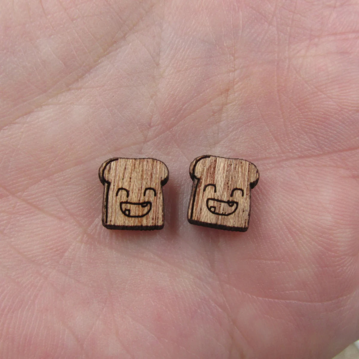 5 Pair Unfinished Blank Foods Wood Cabochon Eggs Toast Avocado Wooden Shape Charms Pendant For DIY Jewerly Earrings Suppliers