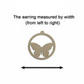 10pcs Unfinished Wood Blanks Butterfly Shape Macrame Earring Part Findings Accessories Wholesale For DIY Jewelry Making