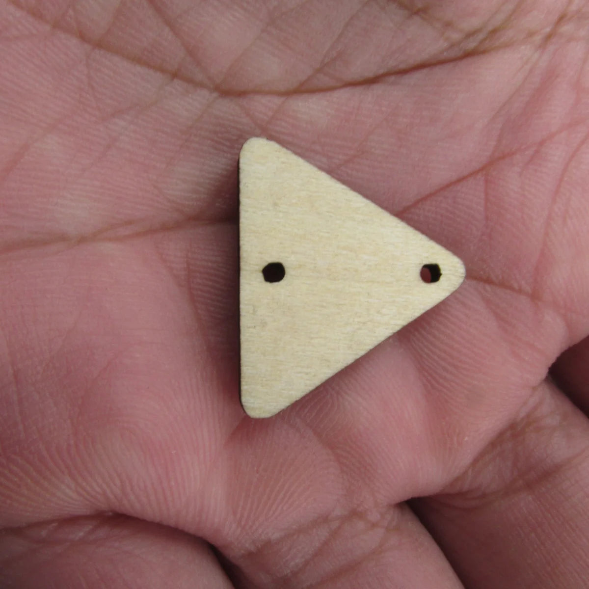 10 Pcs Unfinished Blank Wooden Geometric Triangle Shape Cutout Plywood Connector Jewelry Finding Supplies For Earrings