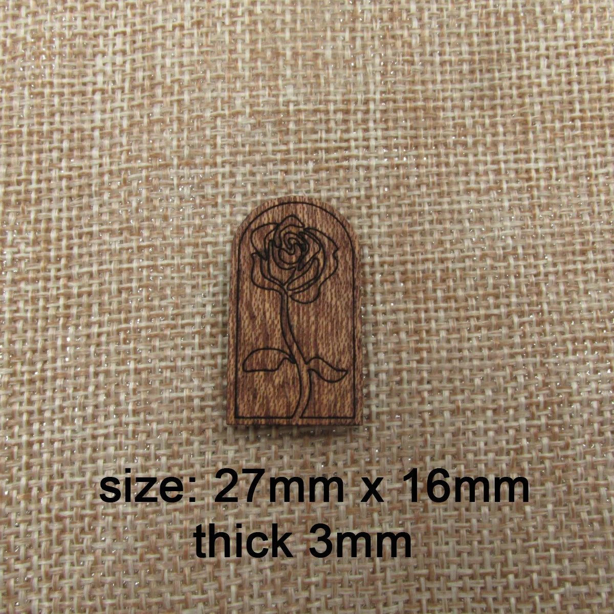 6pcs Unfinished Wooden Prince Fox Blank Charm For Jewelry Making Brooches Earring Pendant Bracelet Necklace Pin