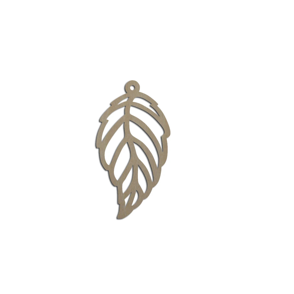 10pcs Laser Cut Unfinished Blank Wood Leaf Shape Earring Pendant Jewelry Leaves Charm Finding For DIY Making Project