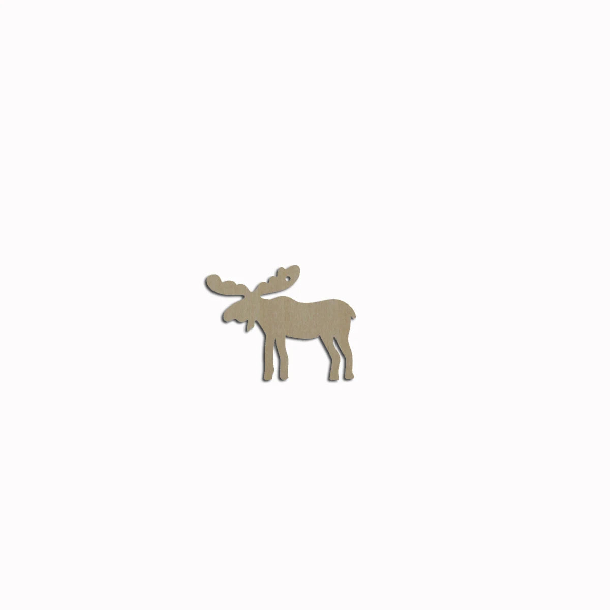 10pcs Bulk Unfinished Wooden Blank Christmas Reindeer Deer Head Cutout Shape For Dangle Earring Wood Jewelry Accessories