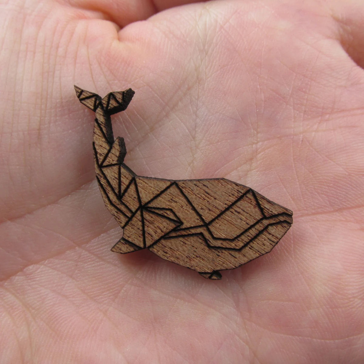 3 Pair Unfinished Under the Sea Ocean Animal Wooden Whales Shape Cutout For Brooches Pin Magnet Pendant Jewerly Diy Making