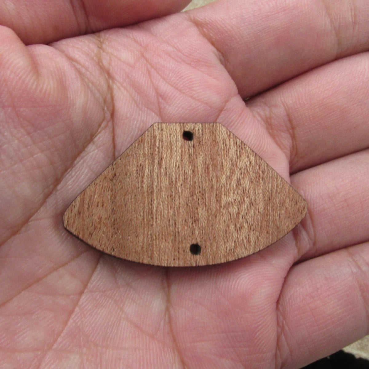 6pcs Unfinished Blank Wooden Circular Sector Fan Wood Shape Cutout Connector For  DIY Necklace Earring Making Jewelry