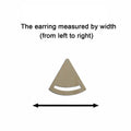 10pcs Unfinished Wood Blanks Geometric Triangle Fan Cutout Shape Macrame Earring Part Findings Wholesale For DIY Jewelry Making