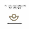 10pcs Unfinished Wood Blanks Half Circle Hoop Shape Macrame Earring Part Findings Wholesale For DIY Jewelry Making