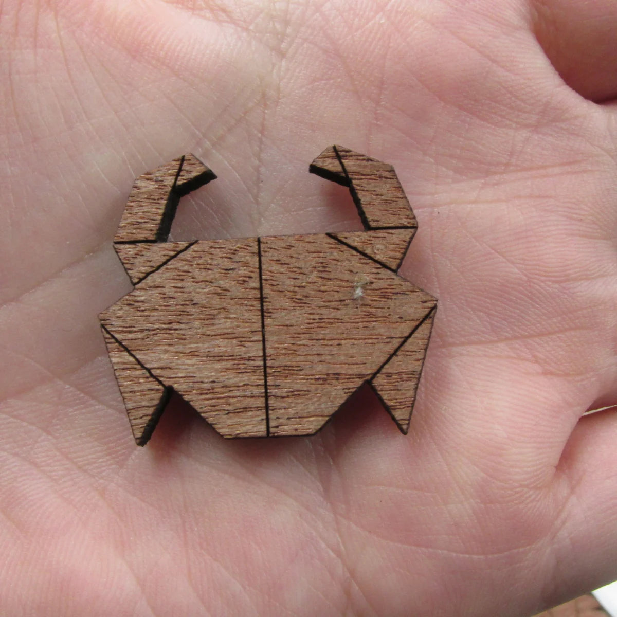 3 Pair Unfinished Under the Sea Ocean Animal Wooden Crab Shape Cutout For Brooches Pin Magnet Pendant Jewerly Diy Making