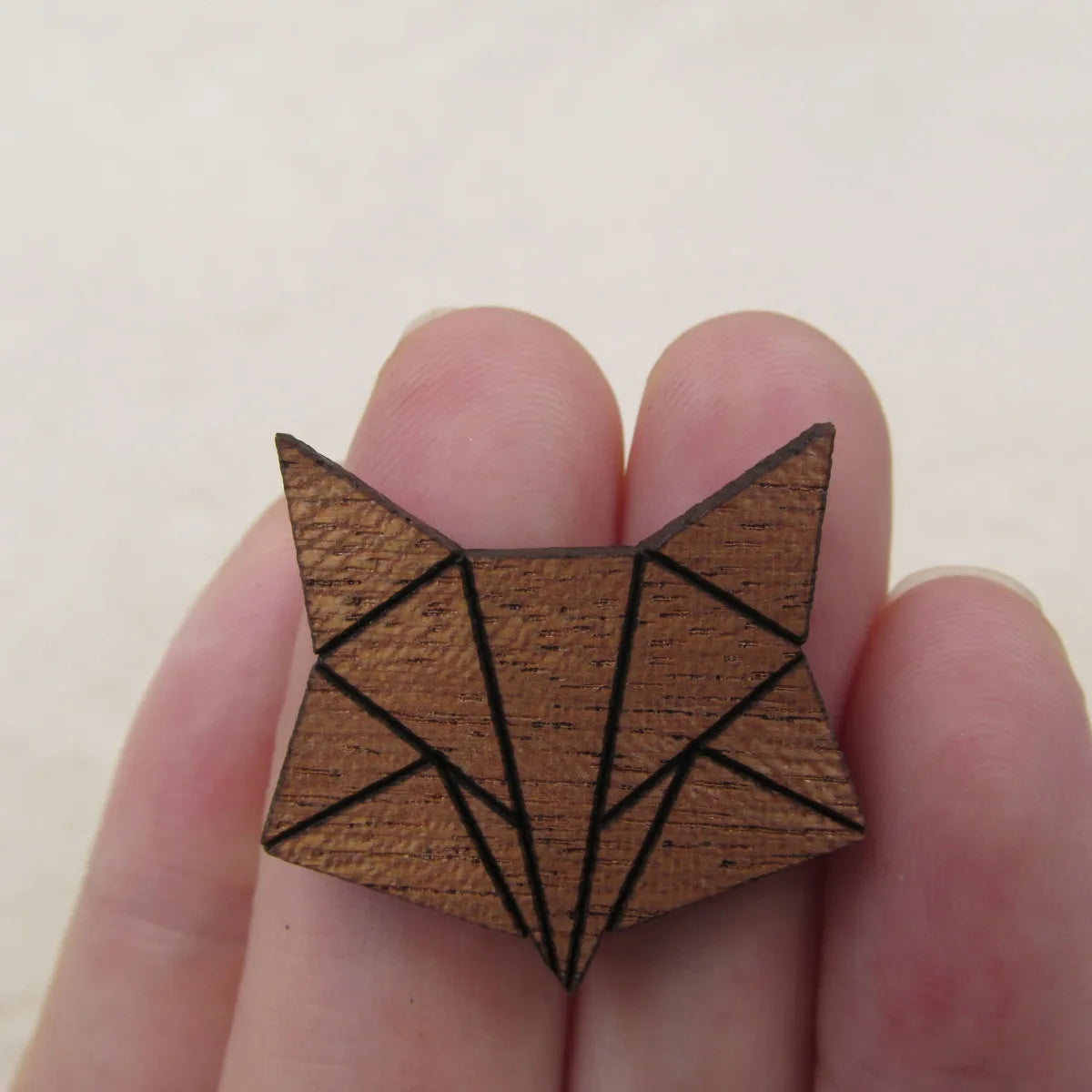 Laser Cut Unfinished Wooden Animal Fox Charm Pendant Jewerly Finding Perfect for Earring Brooch Necklace