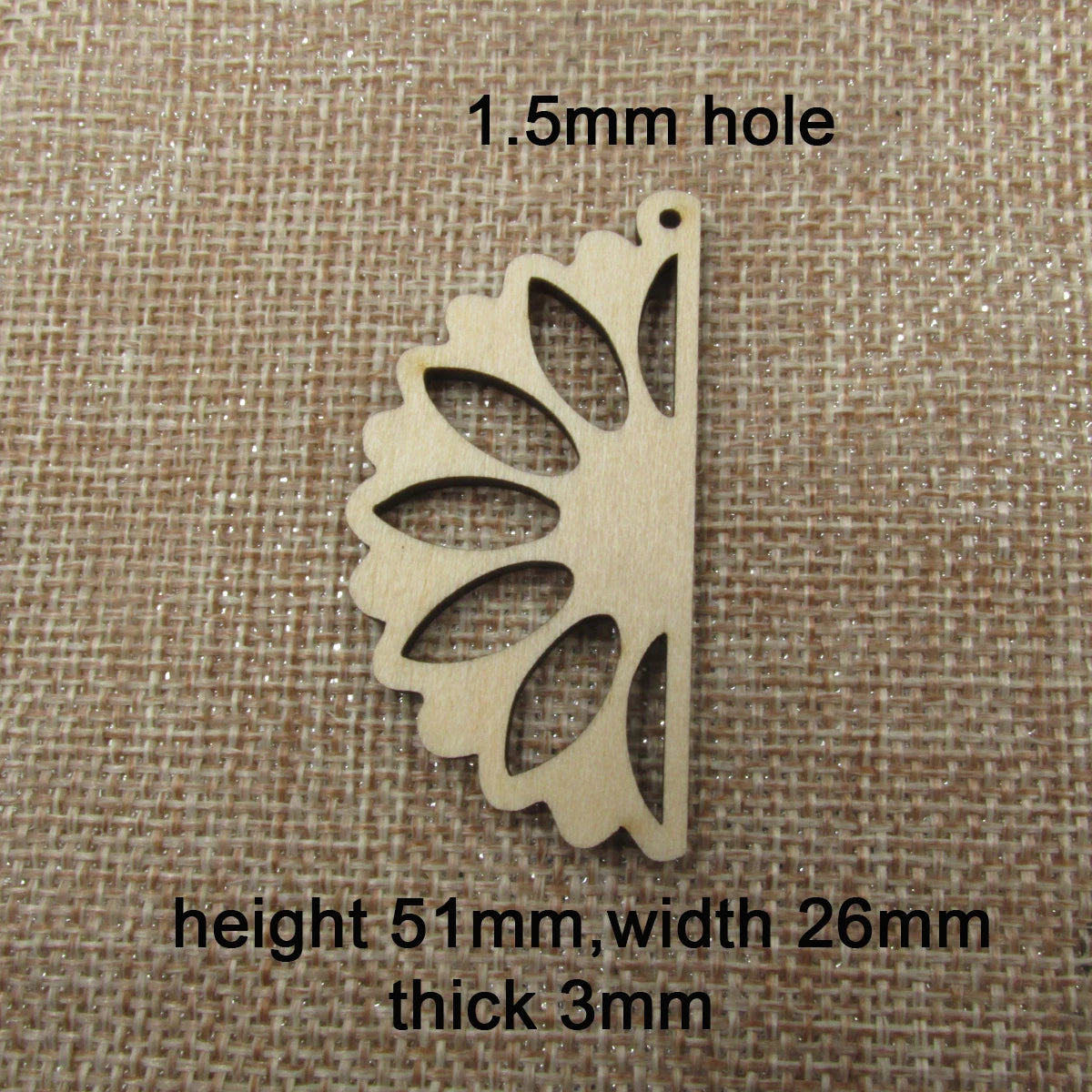 10pcs Unfinished Wooden Blanks Sun Flower Shape Teardrop Sunflower For DIY Earrings Findings Jewelry