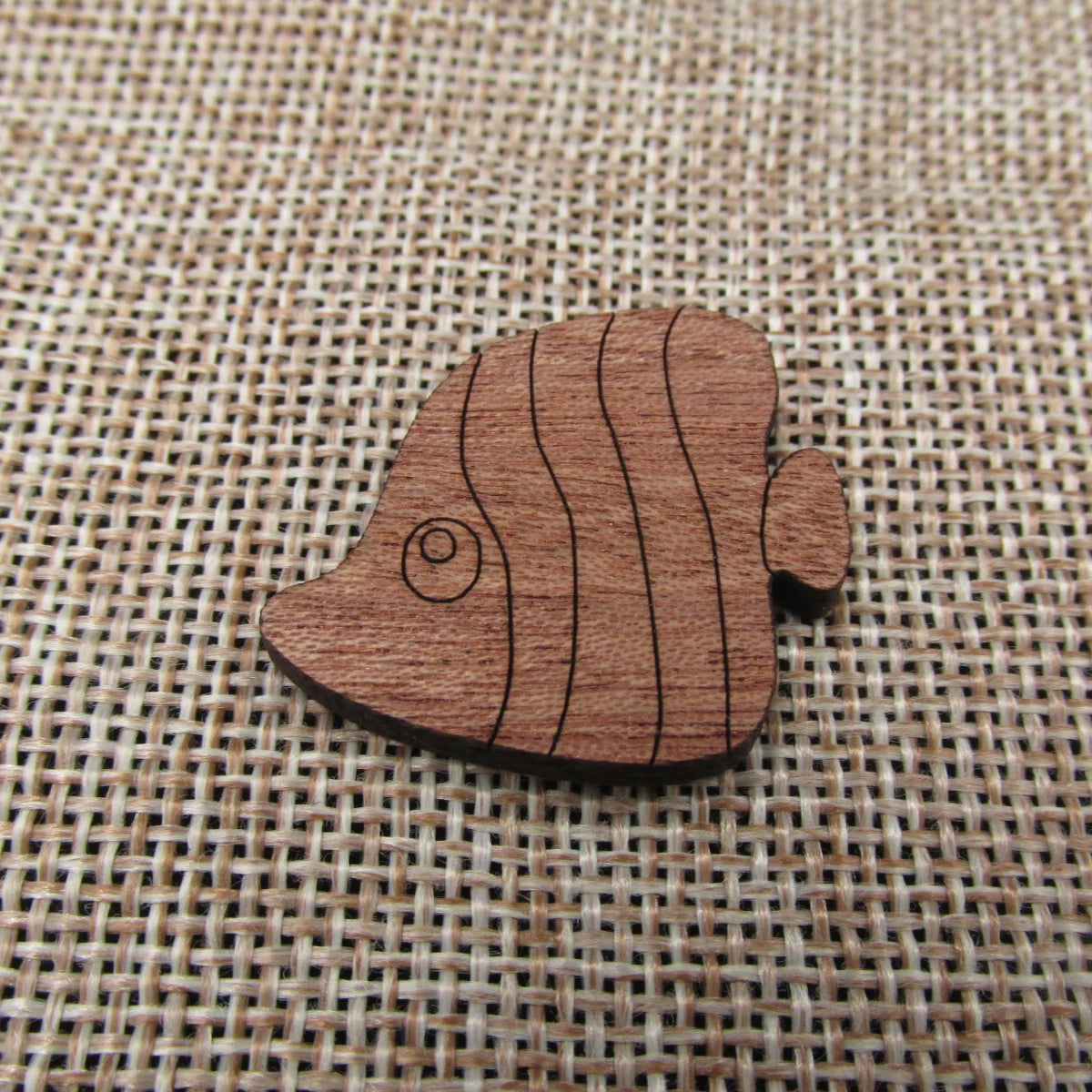 3 Pair Unfinished Under The Sea Ocean Animal Wooden Fish Shape Cutout For Brooches Pin Magnet Pendant Jewerly Diy Making