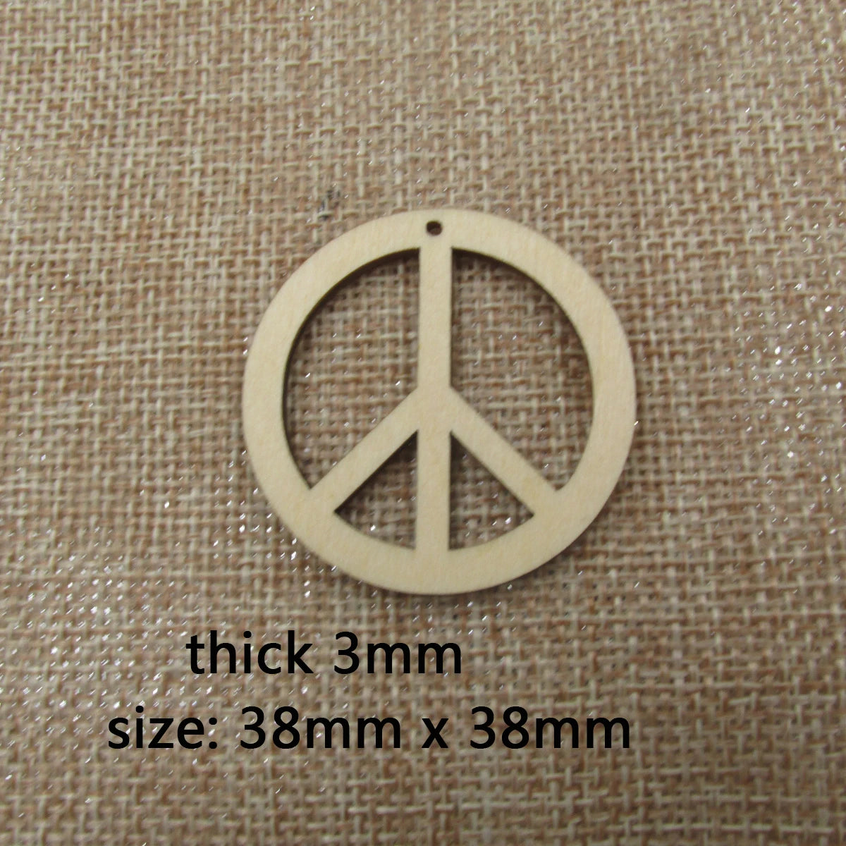 10pcs Unfinished Wood Blanks Macrame Half  Sun Semi Circle Round Peace Shape Wooden Macrame For DIY Earrings Findings Jewelry