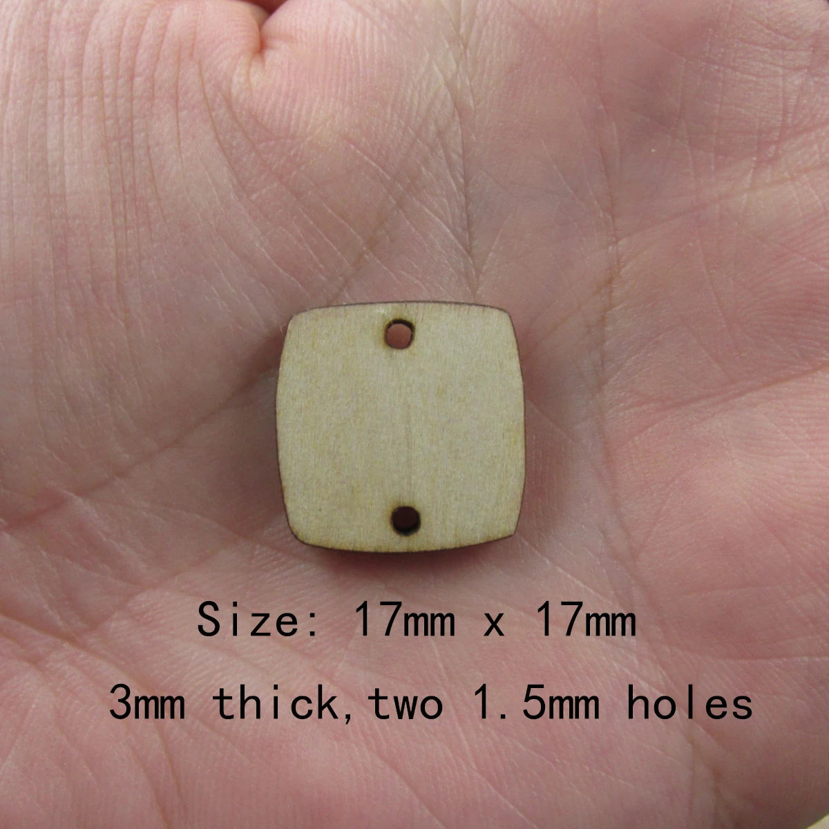10 Pcs Unfinished Blank Wooden Geometric Petal Trapezoid Shape Cutout Plywood Connector Jewelry Finding Supplies For Earrings