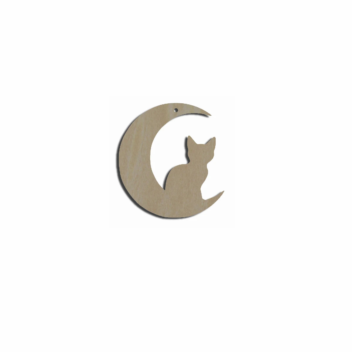 10pcs Bulk Unfinished Wooden Blank Holiday Halloween Black Cat Cutout Shape For Spooky Horror Theme Earring