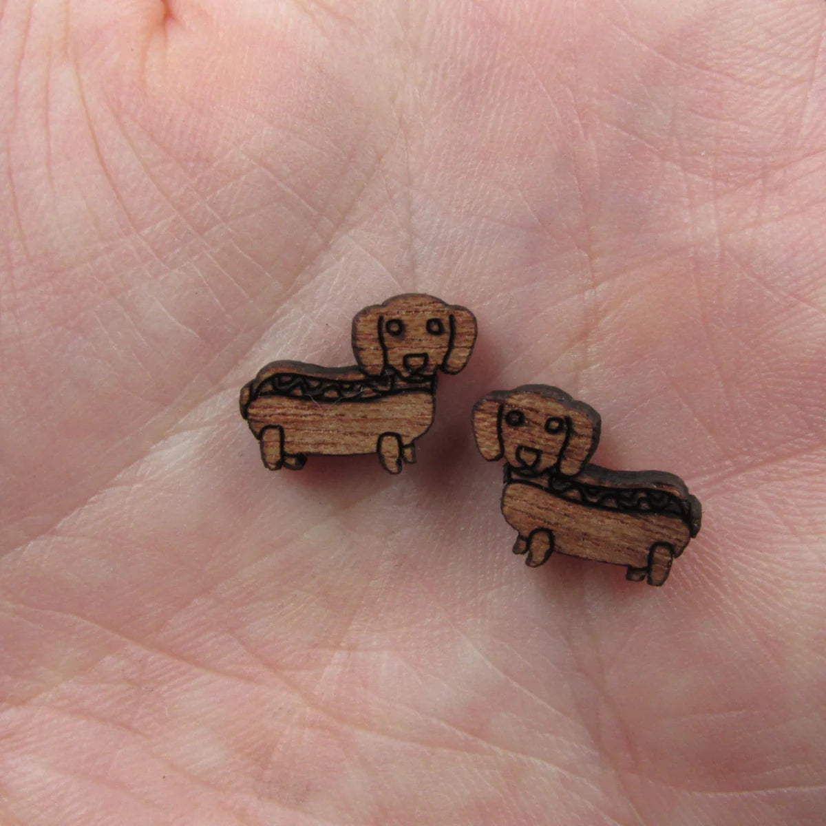 5 Pair Unfinished Blank Foods Wood Cabochon Taco Hot Dog Wooden Shape Charms Pendant For DIY Jewerly Earrings Suppliers