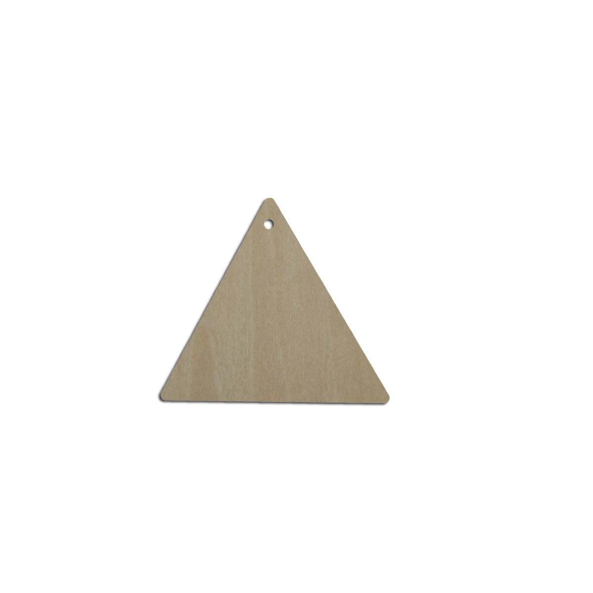 10pcs Laser Cut Unfinished Blank Wood Geometric Trigon Trilateral Cutout Shape Earring Pendant Jewelry Charm Finding