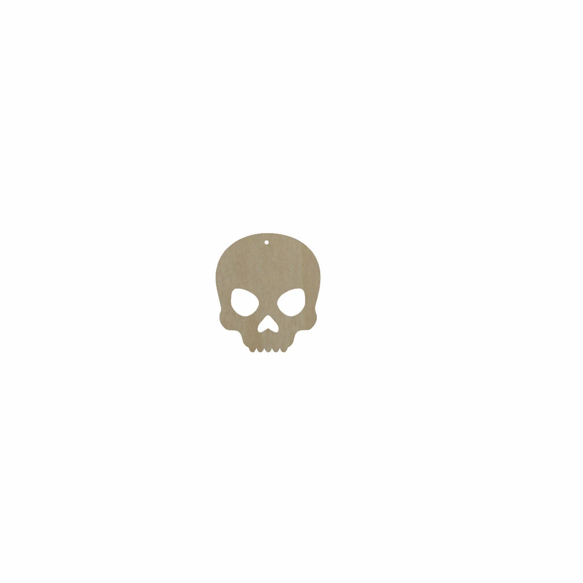 10pcs Bulk Unfinished Wooden Blank Holiday Halloween Skull And Bones Cutout Shape For Spooky Horror Theme Jewelry Earring