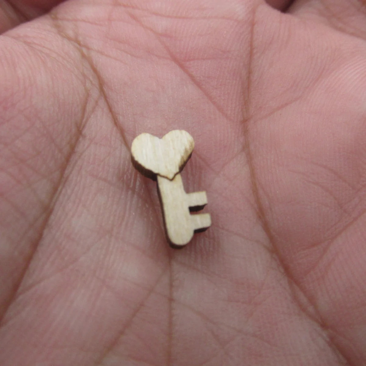 5 Pair Unfinished Blank Wood Cabochon Valentines Day Post Cherry Love Lock and Key Ladies Earrings Stud Jewerly Findings