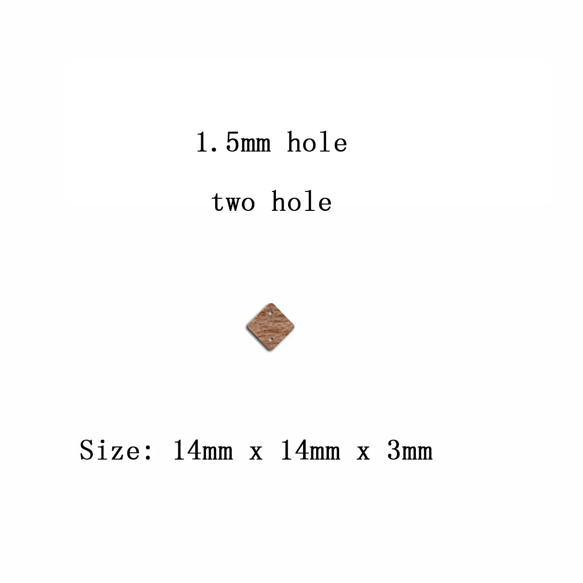 6pcs Unfinished Blank Wooden Geometric Diamond Shape Earring Connector Pendant for Women Female Jewelry Making DIY Crafting