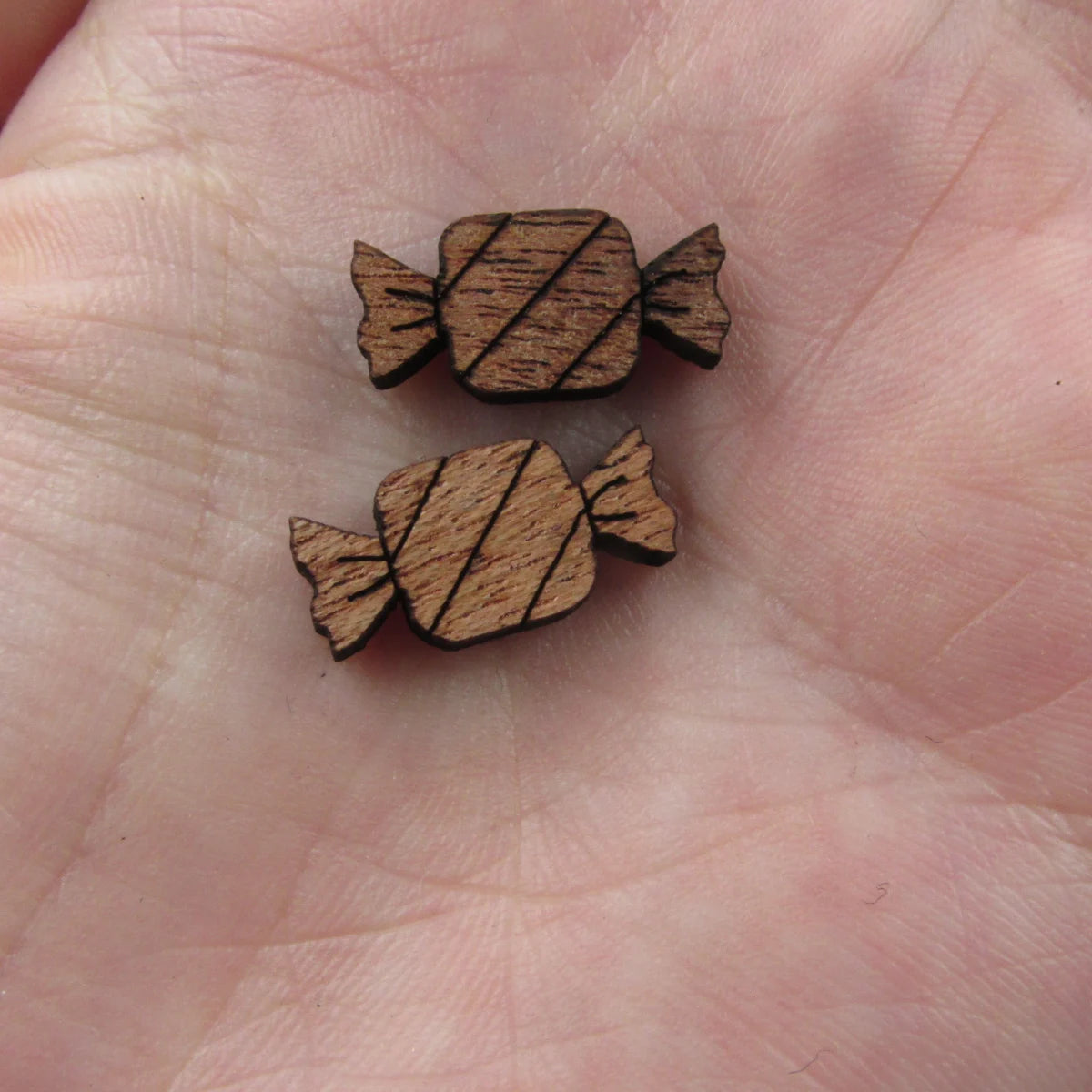5 Pair Unfinished Blank Foods Wood Cabochon Candy Wooden Shape Charms Pendant For DIY Jewerly Earrings Suppliers