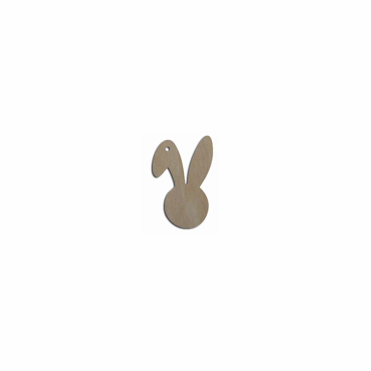 10pcs Unfinished Blank Wood Easter Rabbit Bunny Charm Pendant Necklace Cutout Shape Jewelry Finding For Women Earrings