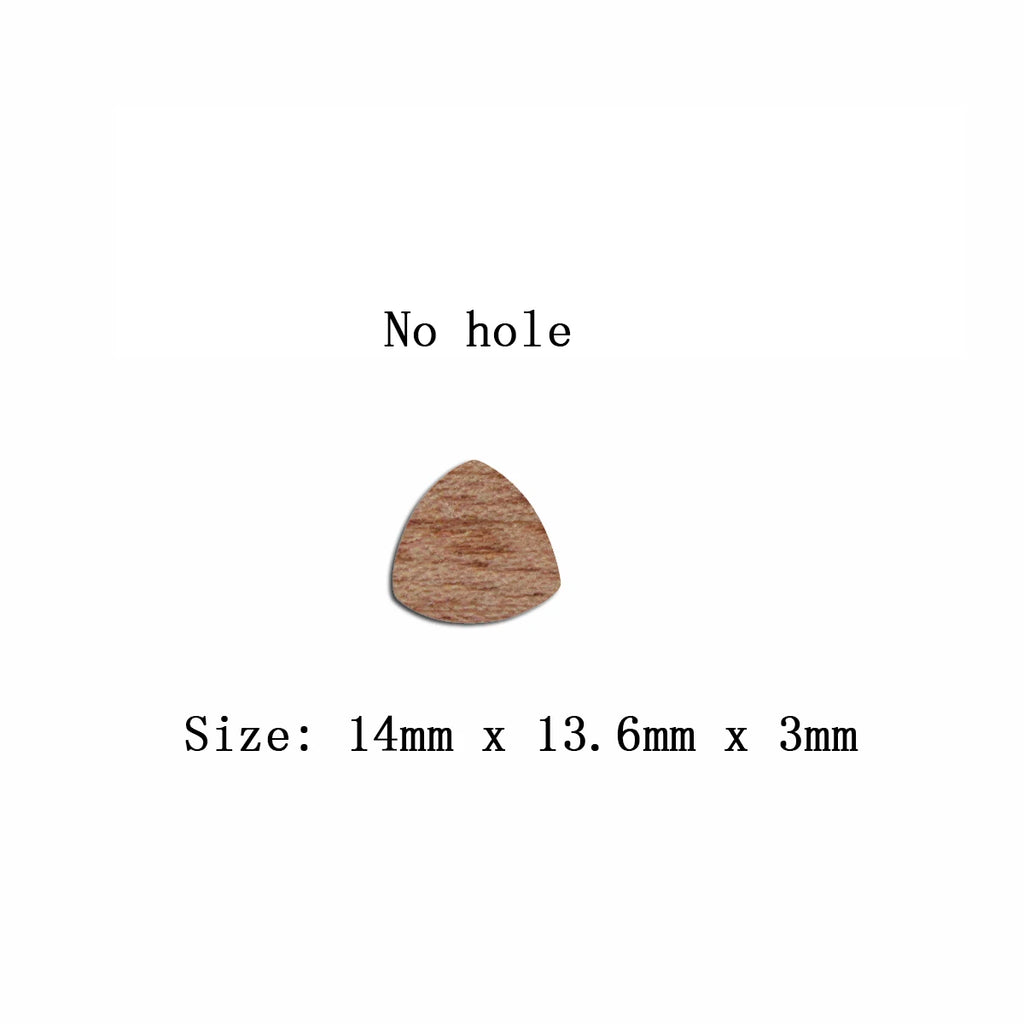 6pcs Unfinished Blank Wooden Geometric Triangle Pendant Stud Earring Connector for Women Female Jewelry Making DIY Crafting
