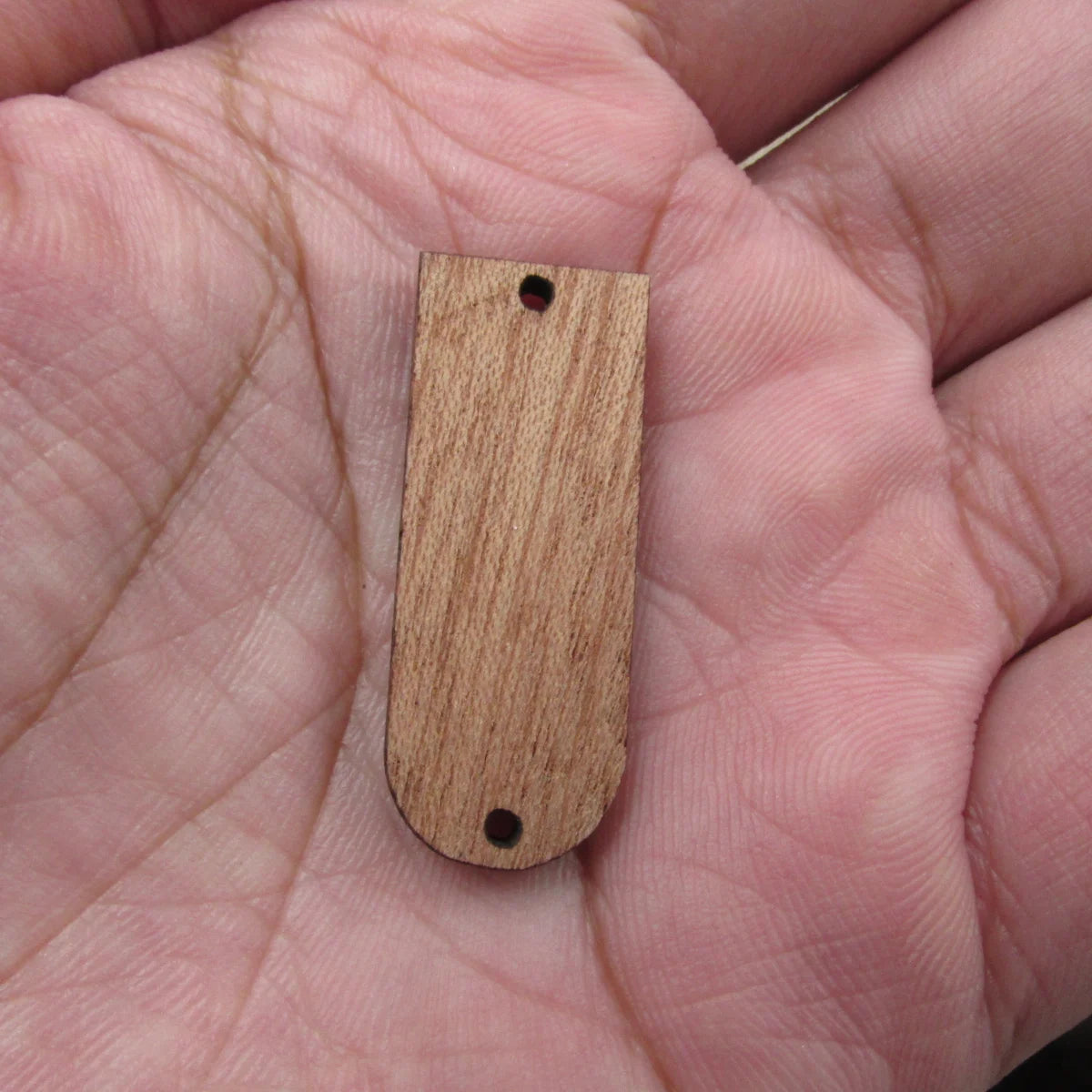 6 Pcs Unfinished Blank Wooden Oval Annulus Shape Cutout Wood Connector For Necklace Earring Pendant  DIY Making Jewelry