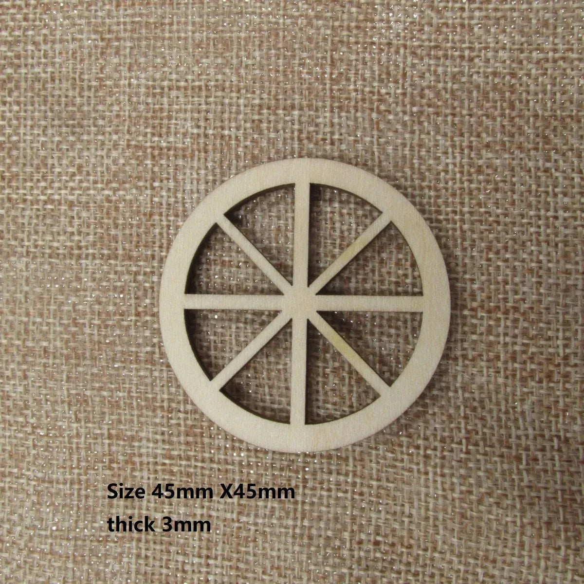 10pcs Unfinished Circle Wood Dollhouse Window Fairy Garden Church Diorama Bird Doll House Windows Crafts Mirror Wall Art