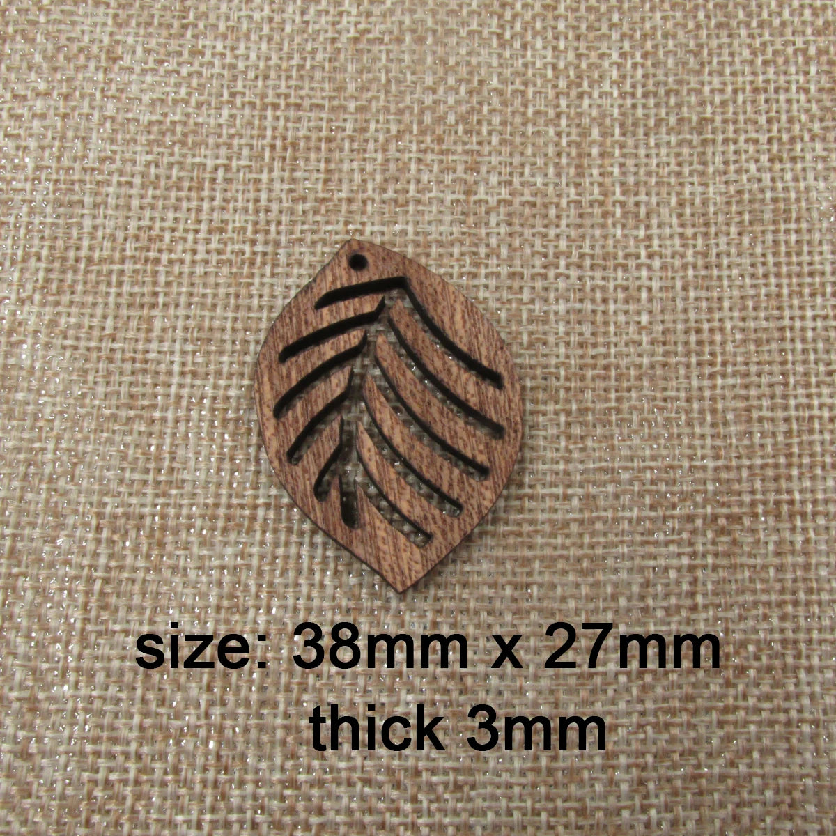 6pcs Unfinished Wooden Leaves Charms Necklace Leaf Pendant Bracelet Jewelry Making Handmade Crafts diy Supplies