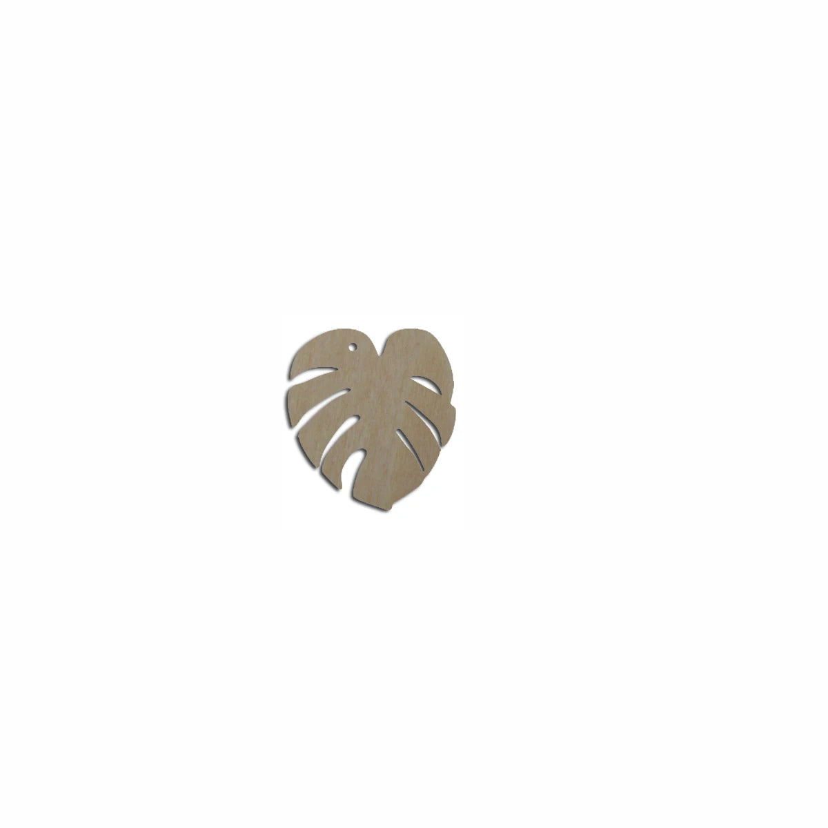 10pcs Unfinished Blank Wood Monstera Leaf Charm Bracelet Pendant Cutout Shape For Women  Jewelry Earring Finding