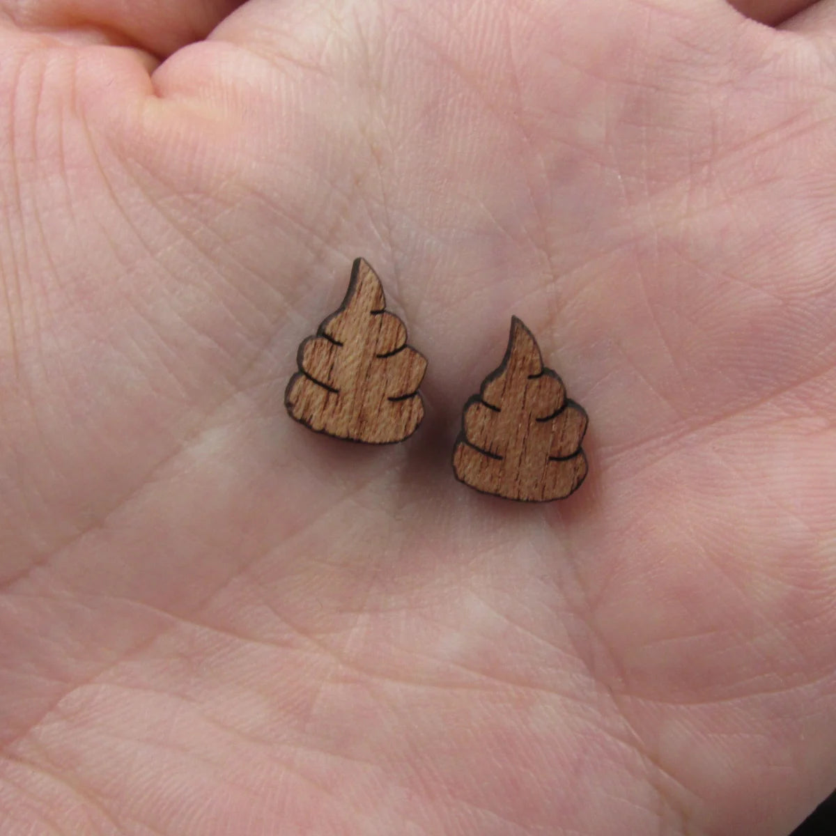5 Pair Unfinished Blank  Food Wood Cabochon Sushi Wooden Shape Charm Pendant For DIY Jewerly Earring Suppliers